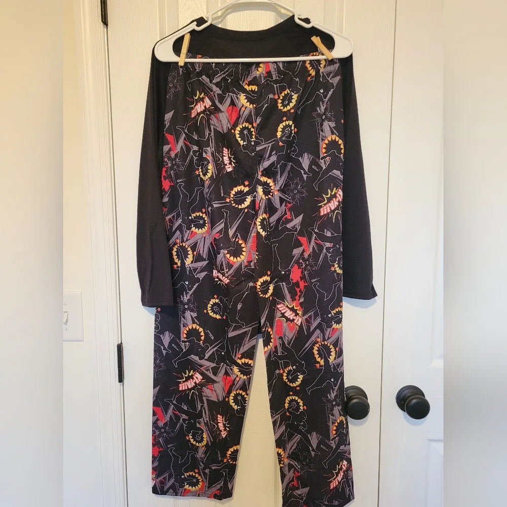 The Children's Place Youth Ninja Skills Pajama Set - Black and Gray